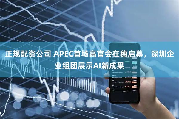 正规配资公司 APEC首场高官会在穗启幕，深圳企业组团展示AI新成果